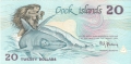Cook Islands 20 Dollars, 1987